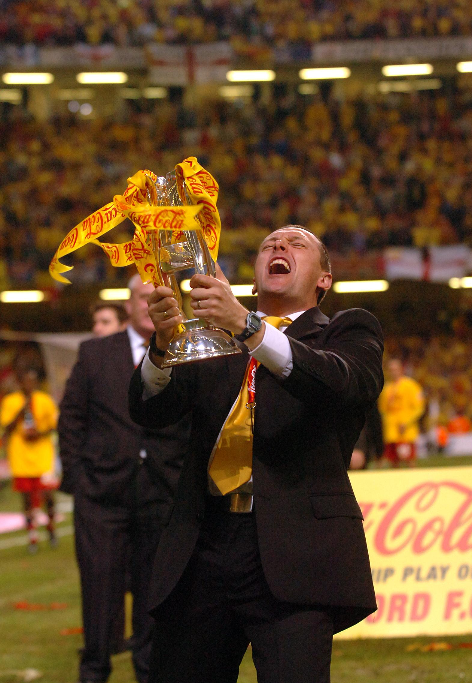 Watford v Leeds Utd  Championship Play off Final 21/05/2006
Pic Alan Cozzi
Season 2005-06
Watford's Aidy Boothroyd
